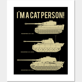 Tanks! im a cat person! Posters and Art